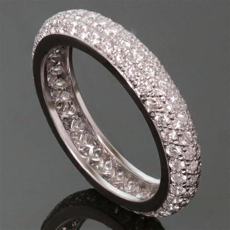 cartier thin wedding band|cartier platinum diamond wedding band.